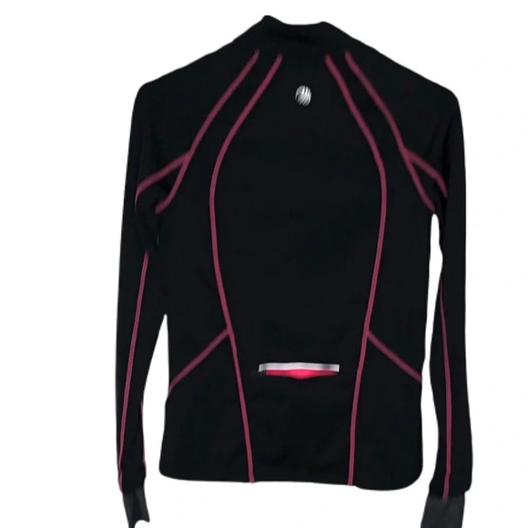 MPG size small half zip top, 1/2 zip. Pink/Back - Picture 6 of 6